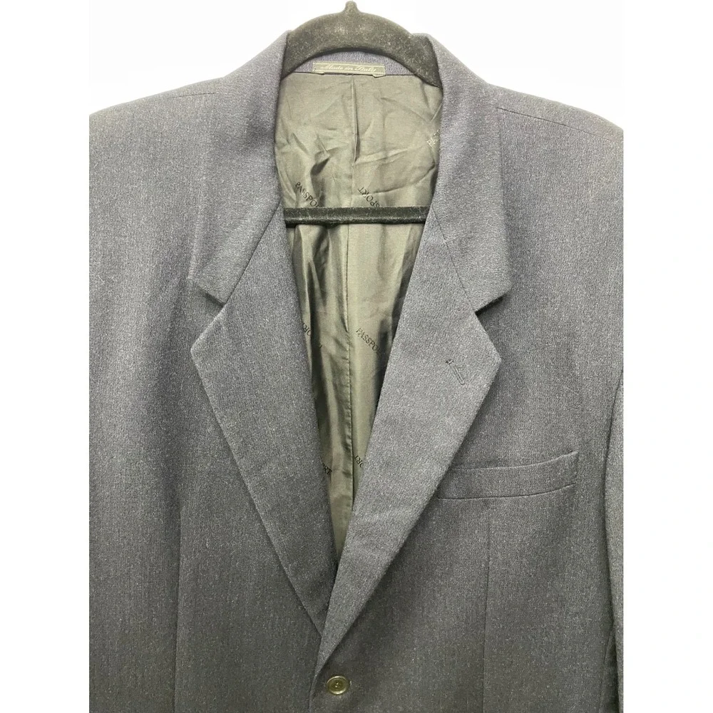 Passport Saks Fifth Avenue Men's Wool Blazer Jacket Made in Italy Size 56 Office